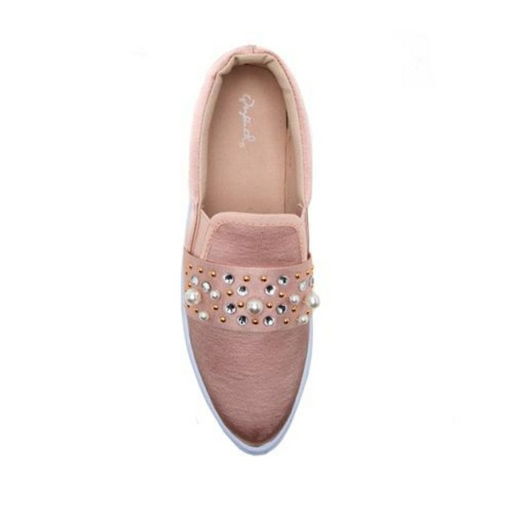 Last 1 HOST PICK NIB  Slip-on Blush Sneakers - Picture 4 of 8